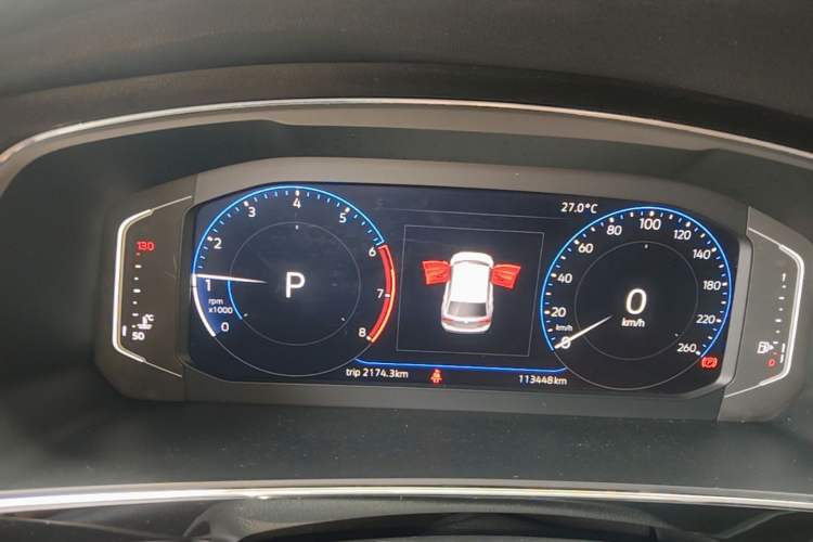 Used Volkswagen Tiguan L 2020 330TSI Automatic Two-Wheel Drive Smart Luxury Edition China VI Standard Instrument Cluster