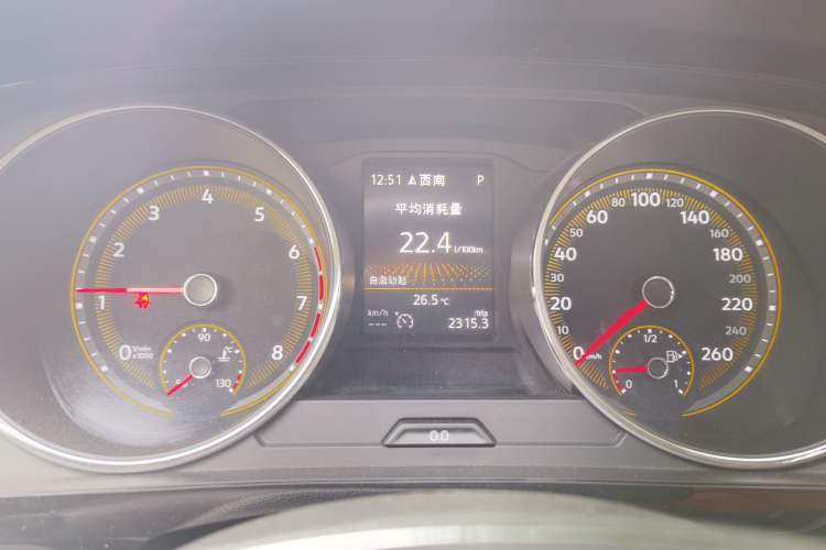 Used Volkswagen Tiguan L 2020 330TSI Automatic Two-Wheel Drive Smart Luxury Edition China VI Standard Instrument Cluster
