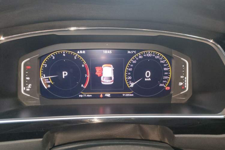 Used Volkswagen Tiguan L 2020 330TSI Automatic Two-Wheel Drive R-Line Flagship Version China VI Standard Instrument Cluster