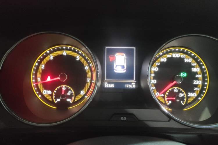 Used Volkswagen Tiguan L 2020 330TSI Automatic Two-Wheel Drive Panoramic Comfort Edition China VI Standard Instrument Cluster