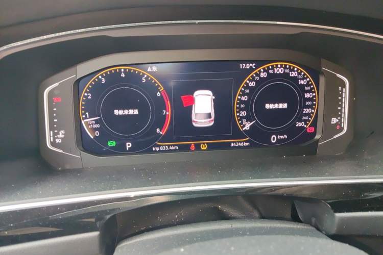 Used Volkswagen Tiguan L 2020 330TSI Automatic Two-Wheel Drive R-Line Flagship Version China VI Standard Instrument Cluster
