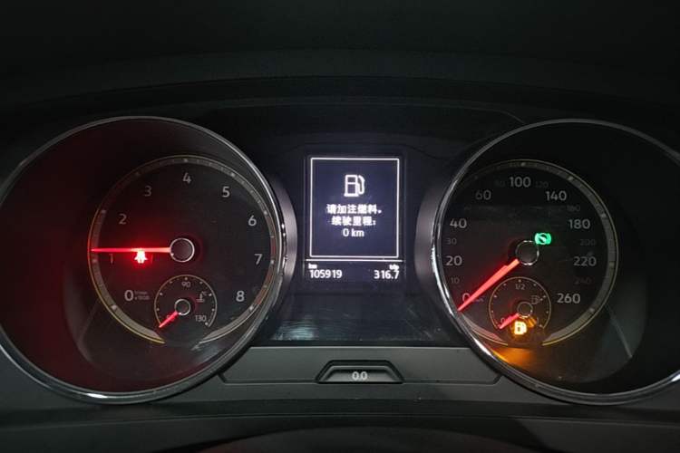 Used Volkswagen Tiguan L 2020 330TSI Automatic Two-Wheel Drive Luxury Edition China VI Standard Instrument Cluster