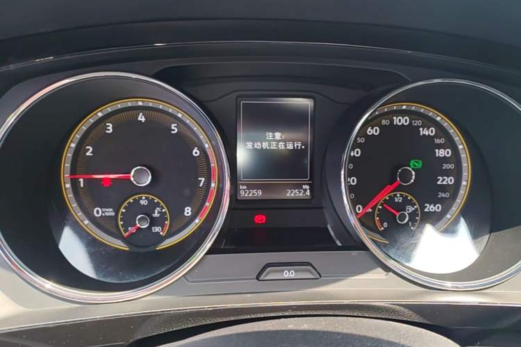 Used Volkswagen Tiguan L 2020 330TSI Automatic Two-Wheel Drive Smart Luxury Edition China VI Standard Instrument Cluster