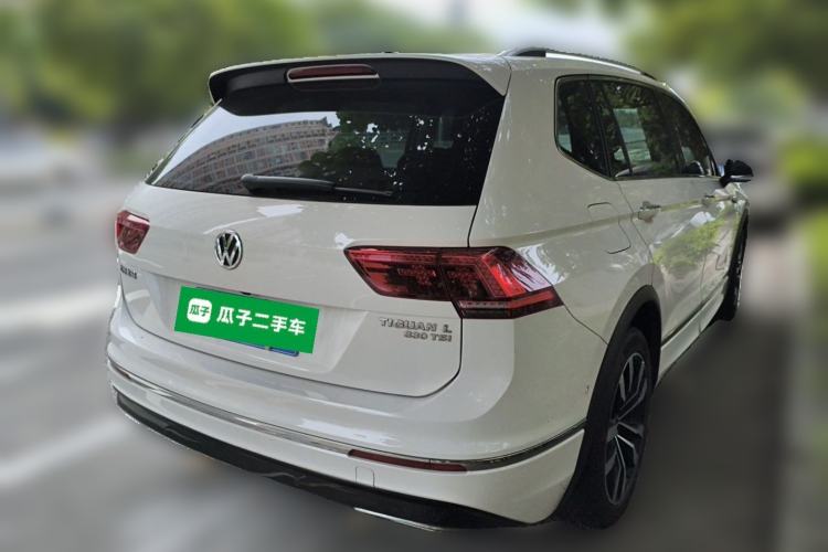Used Volkswagen Tiguan L 2020 330TSI Automatic Two-Wheel Drive R-Line Flagship Version China VI Standard Rear Right 45 Deg