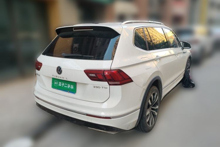 Used Volkswagen Tiguan L 2020 330TSI Automatic Two-Wheel Drive R-Line Flagship Version China VI Standard Rear Right 45 Deg