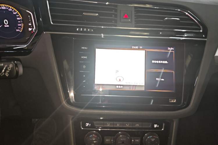 Used Volkswagen Tiguan L 2021 330TSI Automatic Two-Wheel Drive Smart Edition Audio And AC Panel