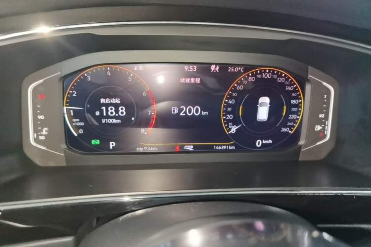 Used Volkswagen Tiguan L 2021 380TSI Automatic All-Wheel Drive R-Line Comfort Plus 7-Seater Instrument Cluster
