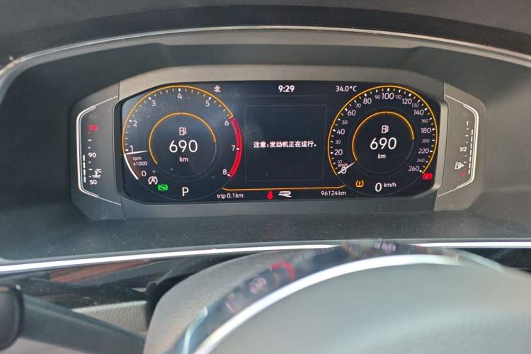 Used Volkswagen Tiguan L 2021 330TSI Automatic Two-Wheel Drive R-Line Enhanced Edition Instrument Cluster