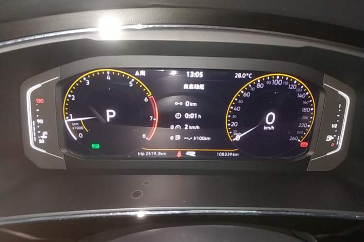 Used Volkswagen Tiguan L 2021 330TSI Automatic Two-Wheel Drive R-Line Enhanced Edition Instrument Cluster