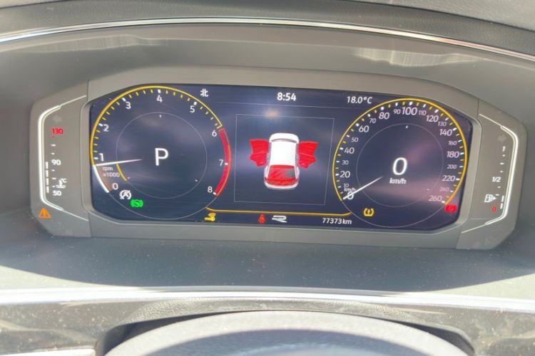 Used Volkswagen Tiguan L 2021 330TSI Automatic Two-Wheel Drive R-Line Enhanced Edition Odometer Close Up