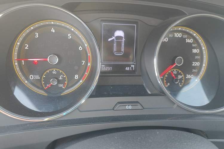 Used Volkswagen Tiguan L 2021 280TSI Automatic Two-Wheel Drive Smart Edition Odometer Close Up