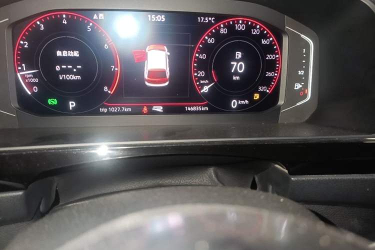 Used Volkswagen Tiguan L 2021 330TSI Automatic Two-Wheel Drive R-Line Flagship Edition Odometer Close Up