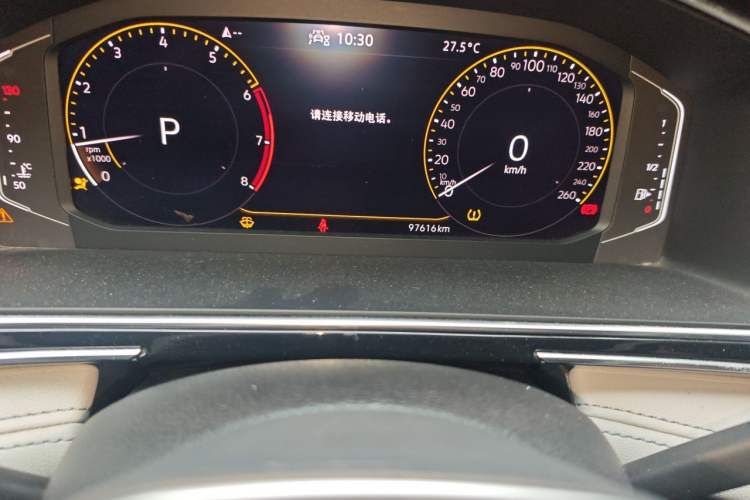 Used Volkswagen Tiguan L 2021 330TSI Automatic Two-Wheel Drive Smart Edition Odometer Close Up