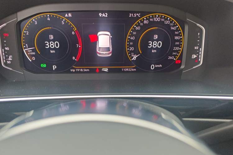 Used Volkswagen Tiguan L 2021 330TSI Automatic Two-Wheel Drive R-Line Enhanced Edition Odometer Close Up