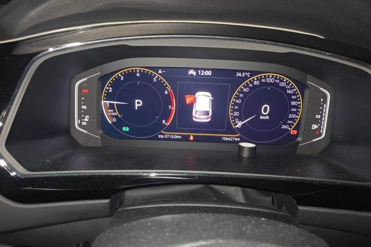 Used Volkswagen Tiguan L 2021 330TSI Automatic Two-Wheel Drive Smart Edition Odometer Close Up