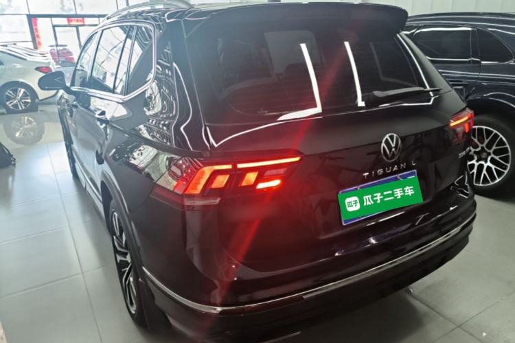Used Volkswagen Tiguan L 2021 330TSI Automatic Two-Wheel Drive R-Line Enhanced Edition Rear Left 45 Deg
