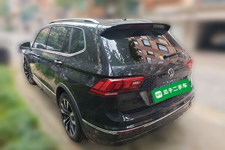 Used Volkswagen Tiguan L 2021 330TSI Automatic Two-Wheel Drive R-Line Enhanced Edition Rear Left 45 Deg
