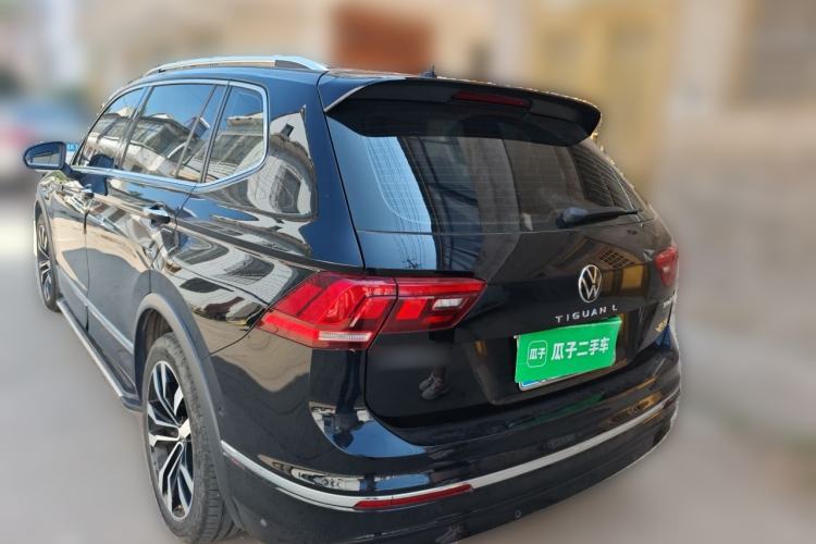 Used Volkswagen Tiguan L 2021 330TSI Automatic Two-Wheel Drive R-Line Enhanced Edition Rear Left 45 Deg