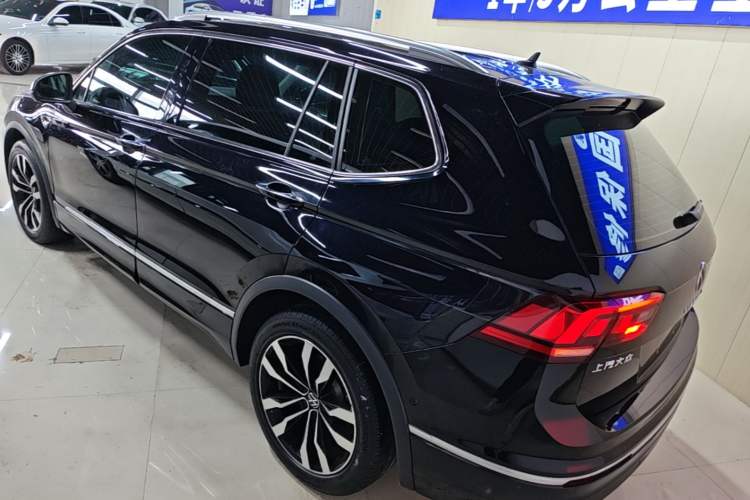 Used Volkswagen Tiguan L 2021 330TSI Automatic Two-Wheel Drive R-Line Enhanced Edition Rear Left 45 Deg