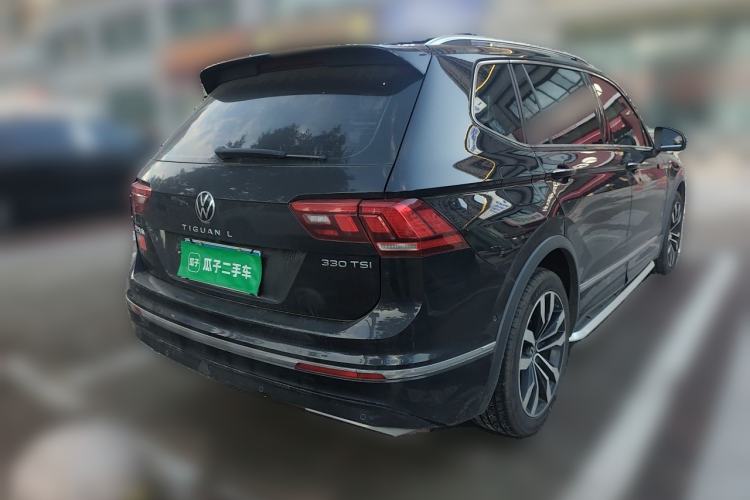 Used Volkswagen Tiguan L 2021 330TSI Automatic Two-Wheel Drive R-Line Enhanced Edition Rear Right 45 Deg