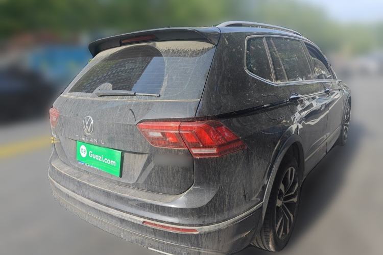 Used Volkswagen Tiguan L 2021 330TSI Automatic Two-Wheel Drive R-Line Enhanced Edition Rear Right 45 Deg