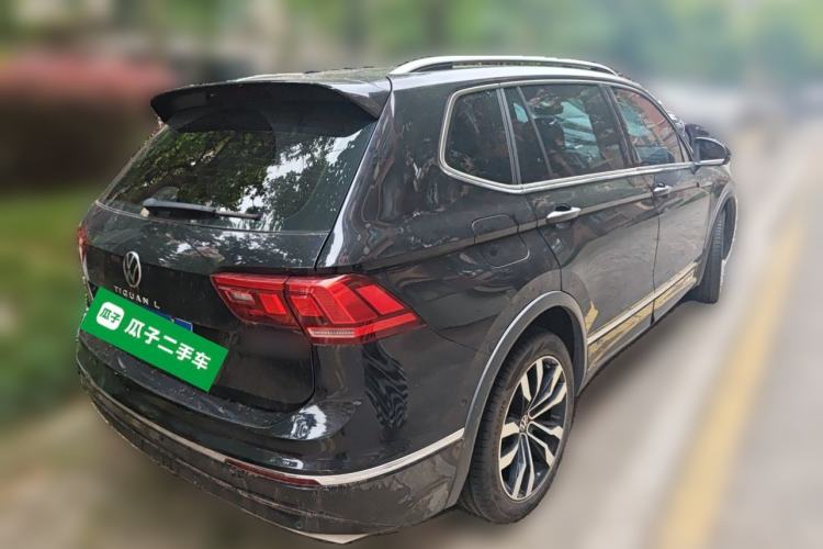 Used Volkswagen Tiguan L 2021 330TSI Automatic Two-Wheel Drive R-Line Enhanced Edition Rear Right 45 Deg