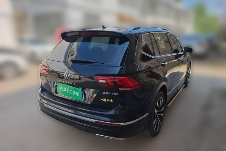Used Volkswagen Tiguan L 2021 330TSI Automatic Two-Wheel Drive R-Line Enhanced Edition Rear Right 45 Deg