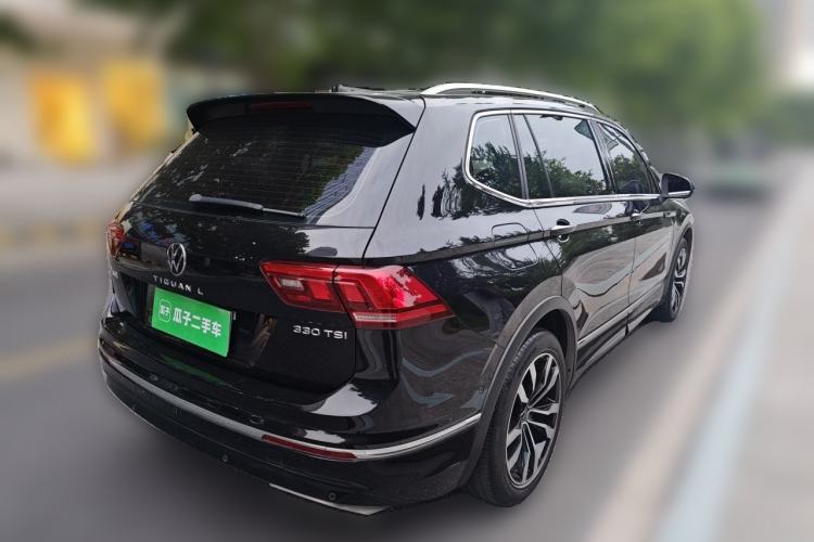 Used Volkswagen Tiguan L 2021 330TSI Automatic Two-Wheel Drive R-Line Enhanced Edition Rear Right 45 Deg