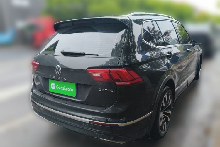 Used Volkswagen Tiguan L 2021 330TSI Automatic Two-Wheel Drive R-Line Enhanced Edition Rear Right 45 Deg
