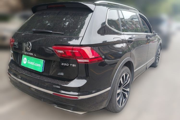Used Volkswagen Tiguan L 2021 330TSI Automatic Two-Wheel Drive R-Line Enhanced Edition Rear Right 45 Deg