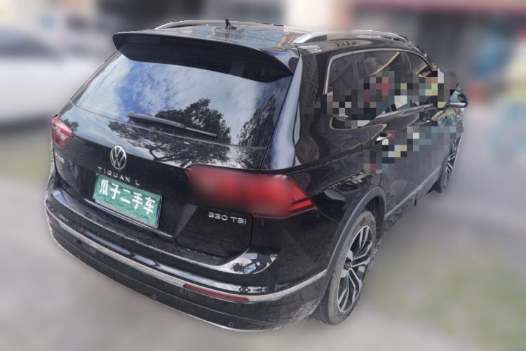 Used Volkswagen Tiguan L 2021 330TSI Automatic Two-Wheel Drive R-Line Enhanced Edition Rear Right 45 Deg