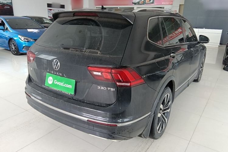 Used Volkswagen Tiguan L 2021 330TSI Automatic Two-Wheel Drive R-Line Enhanced Edition Rear Right 45 Deg