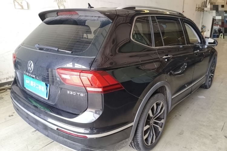 Used Volkswagen Tiguan L 2021 330TSI Automatic Two-Wheel Drive R-Line Enhanced Edition Rear Right 45 Deg