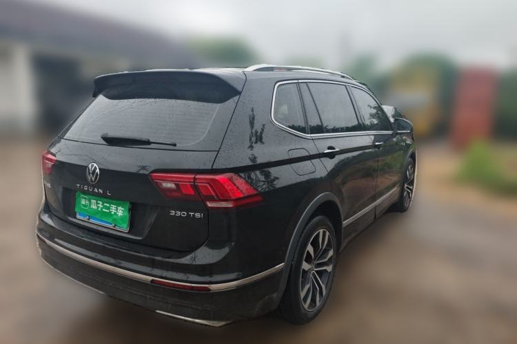 Used Volkswagen Tiguan L 2021 330TSI Automatic Two-Wheel Drive R-Line Enhanced Edition Rear Right 45 Deg