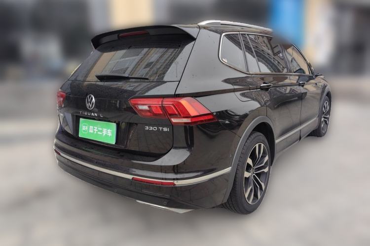 Used Volkswagen Tiguan L 2021 330TSI Automatic Two-Wheel Drive R-Line Enhanced Edition Rear Right 45 Deg