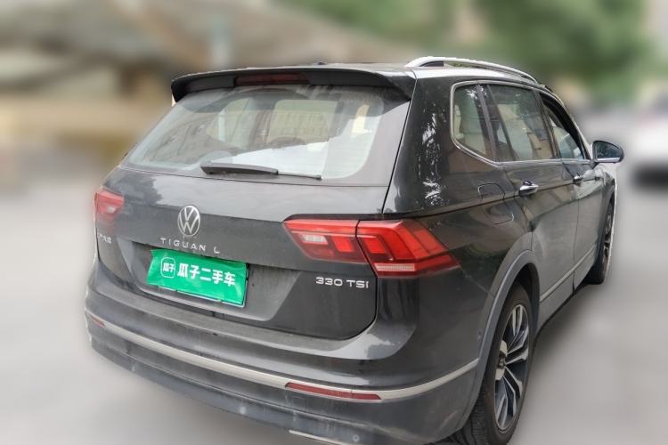 Used Volkswagen Tiguan L 2021 330TSI Automatic Two-Wheel Drive R-Line Enhanced Edition Rear Right 45 Deg
