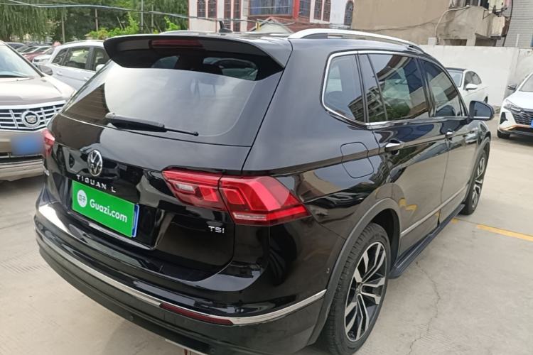 Used Volkswagen Tiguan L 2021 330TSI Automatic Two-Wheel Drive R-Line Enhanced Edition Rear Right 45 Deg