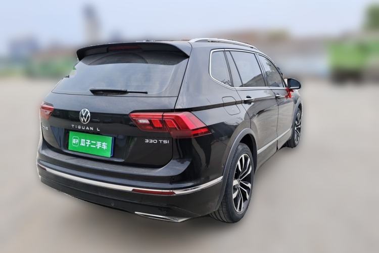 Used Volkswagen Tiguan L 2021 330TSI Automatic Two-Wheel Drive R-Line Enhanced Edition Rear Right 45 Deg