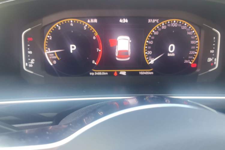 Used Volkswagen Tiguan L 2021 330TSI Automatic Two-Wheel Drive R-Line Enhanced Edition Odometer Close Up