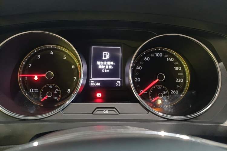 Used Volkswagen Tiguan L 2021 280TSI Automatic Two-Wheel Drive Comfort Edition – Low-Trim Version Instrument Cluster