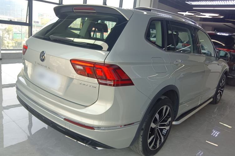 Used Volkswagen Tiguan L 2021 330TSI Automatic Two-Wheel Drive R-Line Enhanced Edition Rear Right 45 Deg