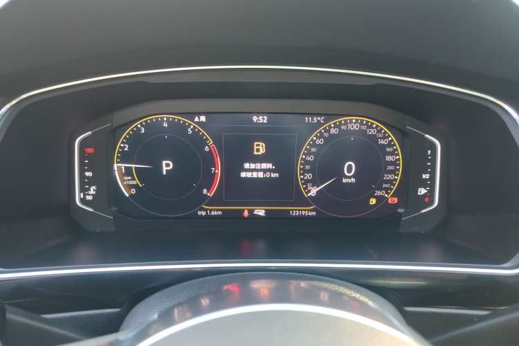 Used Volkswagen Tiguan L 2021 330TSI Automatic Two-Wheel Drive R-Line Enhanced Edition Instrument Cluster