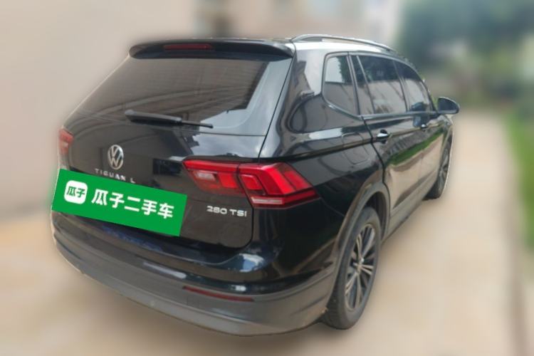 Used Volkswagen Tiguan L 2021 280TSI Automatic Two-Wheel Drive Smart Edition Rear Right 45 Deg