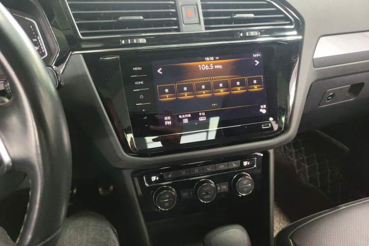 Used Volkswagen Tiguan L 2021 330TSI Automatic Two-Wheel Drive R-Line Flagship Edition Audio And AC Panel
