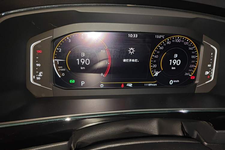 Used Volkswagen Tiguan L 2021 330TSI Automatic Two-Wheel Drive R-Line Flagship Edition Instrument Cluster