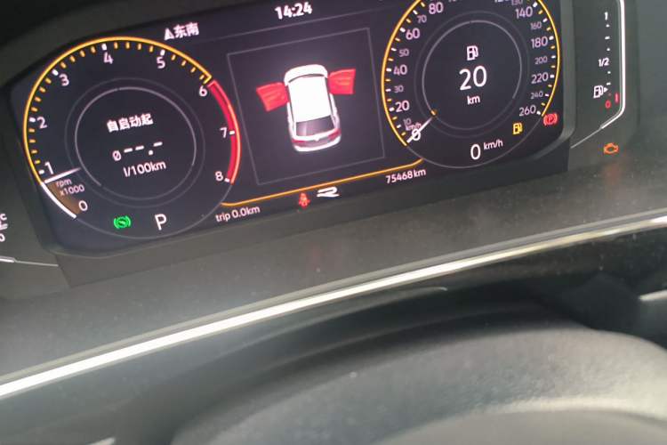 Used Volkswagen Tiguan L 2021 330TSI Automatic Two-Wheel Drive R-Line Enhanced Edition Odometer Close Up