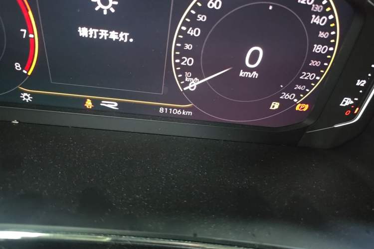 Used Volkswagen Tiguan L 2021 330TSI Automatic Two-Wheel Drive R-Line Enhanced Edition Odometer Close Up
