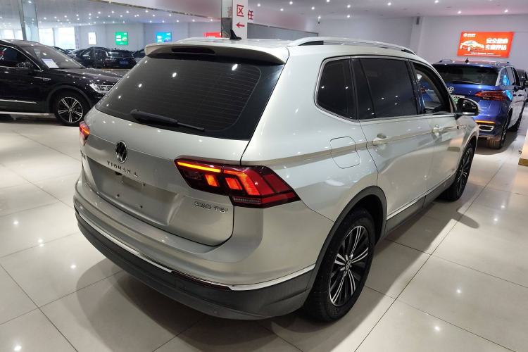 Used Volkswagen Tiguan L 2021 330TSI Automatic Two-Wheel Drive Smart Edition Rear Right 45 Deg