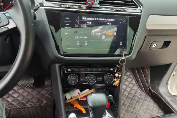 Used Volkswagen Tiguan L 2021 280TSI Automatic Two-Wheel Drive Smart Edition Audio And AC Panel
