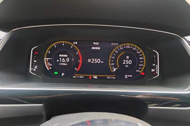Used Volkswagen Tiguan L 2021 330TSI Automatic Two-Wheel Drive R-Line Enhanced Edition Instrument Cluster
